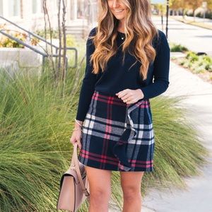 J.Crew Plaid skirt